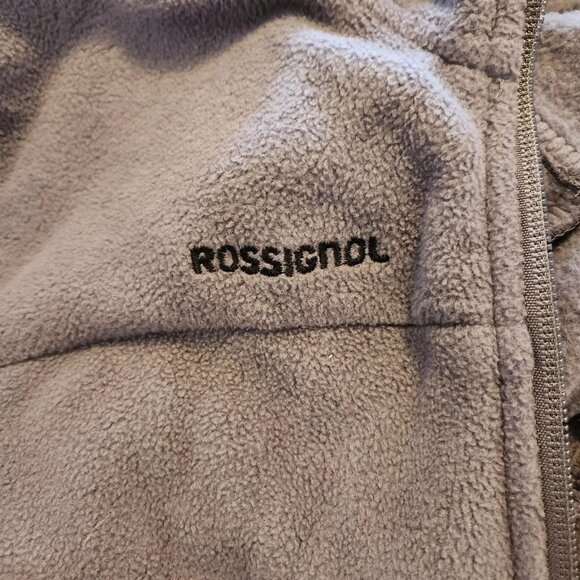 NWT Rossignol Park City Charcoal Gray Fleece Jacket, Size Medium - Picture 9 of 11